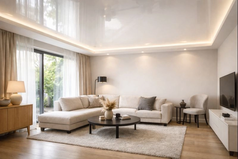 Как ухаживать за натяжным потолком