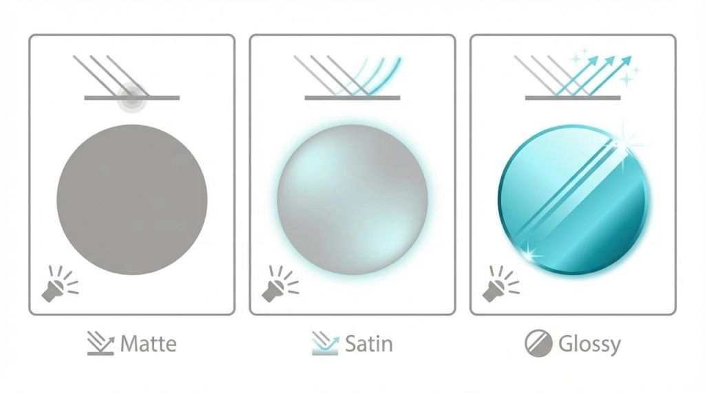 Матовый, сатиновый или глянцевый натяжной потолок: как выбрать фактуру