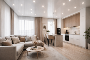  В квартире-студии