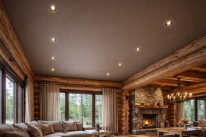  В деревянном доме